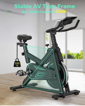 
                        
                          將圖片載入圖庫檢視器 Indoor Cycling Bike Stationary - Exercise Bike for Home Cardio Workout with Comfortable Seat Cushion &amp; Silent Belt Drive &amp; Pad Holder - JOY2ESpree
                        
                      