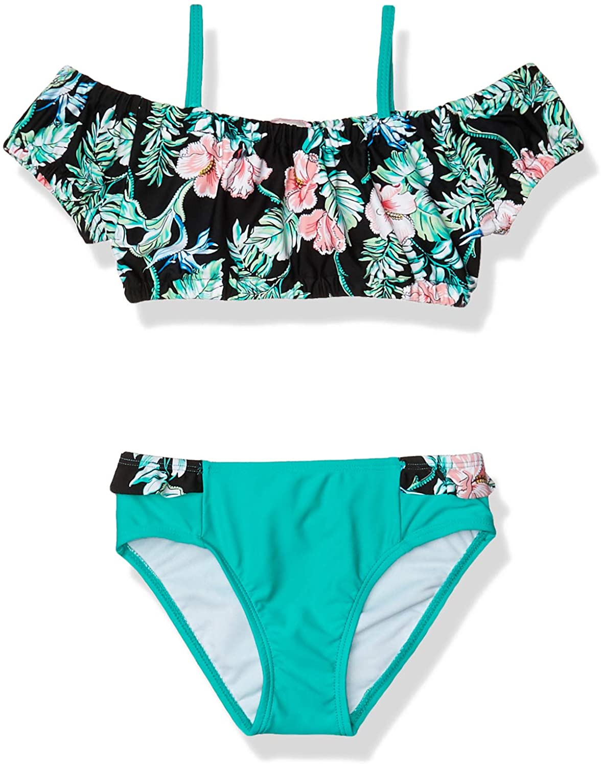 Tommy Bahama Girls' Two-Piece Bikini Swimsuit Bathing Suit