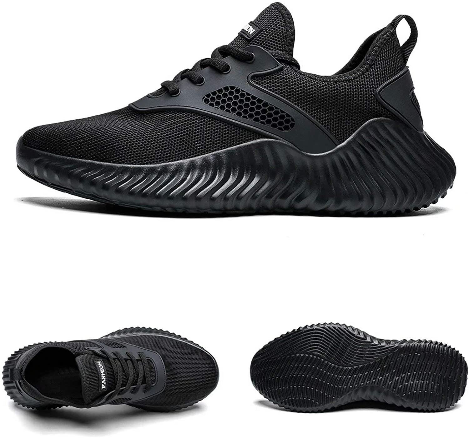 KEEZMZ Men's Running Shoes Fashion Breathable Sneakers Mesh Soft Sole Casual Athletic Lightweight