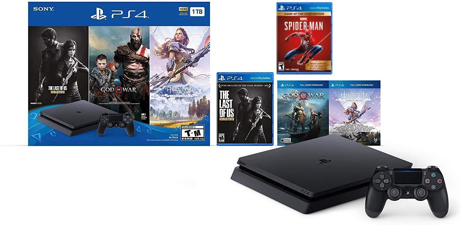 Holiday PlayStation 4 Bundle: Only On PlayStation Bundle + Marvel's Spider-Man: Game of The Year Edition - JOY2ESpree