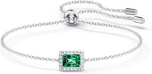 
                        
                          將圖片載入圖庫檢視器 SWAROVSKI Women's Angelic Rectangular Jewelry Collection, Rhodium Finish, Green Crystals, Clear Crystals - JOY2ESpree
                        
                      