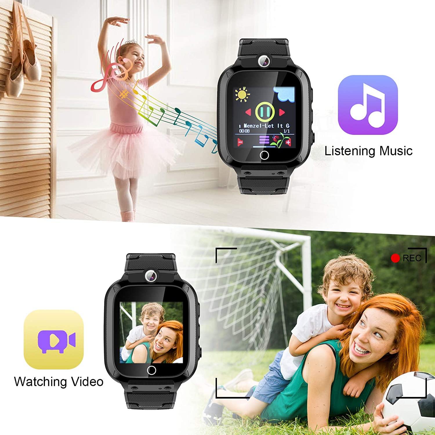 CMKJ Kids Smart Watch for Boys Girls, Children’s Touchscreen Gaming Smartwatch - JOY2ESpree