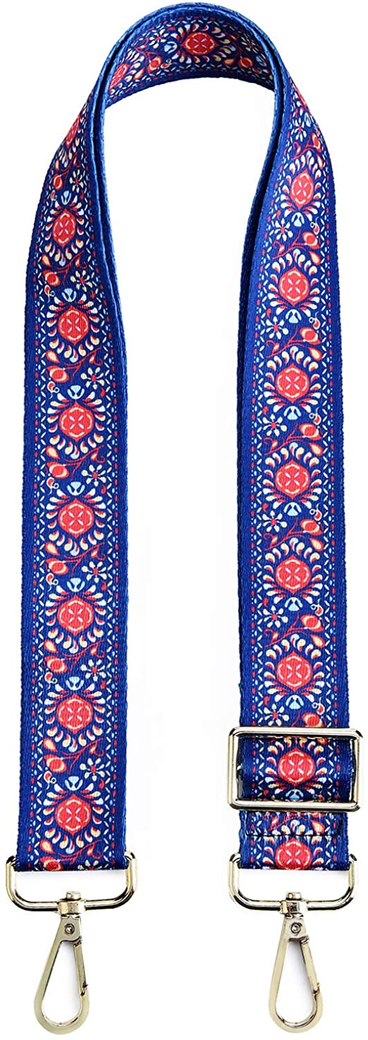 Wide Shoulder Strap Adjustable Replacement Belt Guitar Style Cross body Handbag Purse Strap