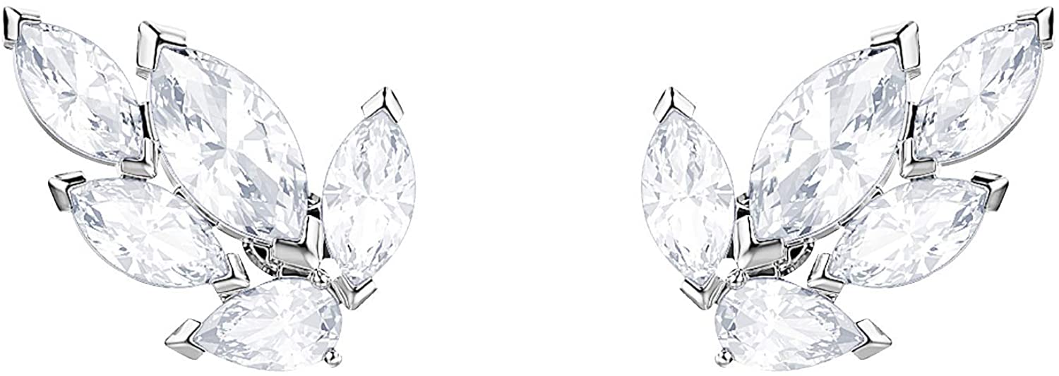 Swarovski Women's Louison Jewelry Collection, Rhodium Finish, Blue Crystals, Clear Crystals - JOY2ESpree