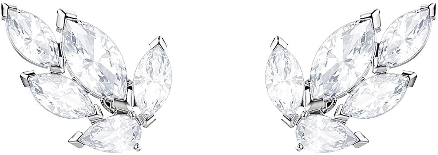 Swarovski Women's Louison Jewelry Collection, Rhodium Finish, Blue Crystals, Clear Crystals - JOY2ESpree