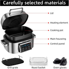 
                        
                          將圖片載入圖庫檢視器 BBday 6.5 QT Air Fryer,10-in-1 Smokeless Indoor Electric Grill with Air Fryer,Roast,Bake and Dehydrate - JOY2ESpree
                        
                      