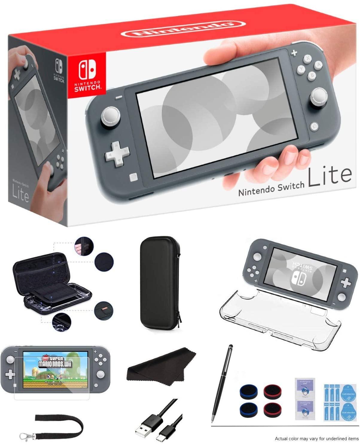 Newest Nintendo Switch Lite - Coral Game Console, 5.5” LCD Touch 1280x720 Screen, Built-in +Control Pad, WiFi, Bluetooth with GalliumPi 10-in-1 Bundle - JOY2ESpree