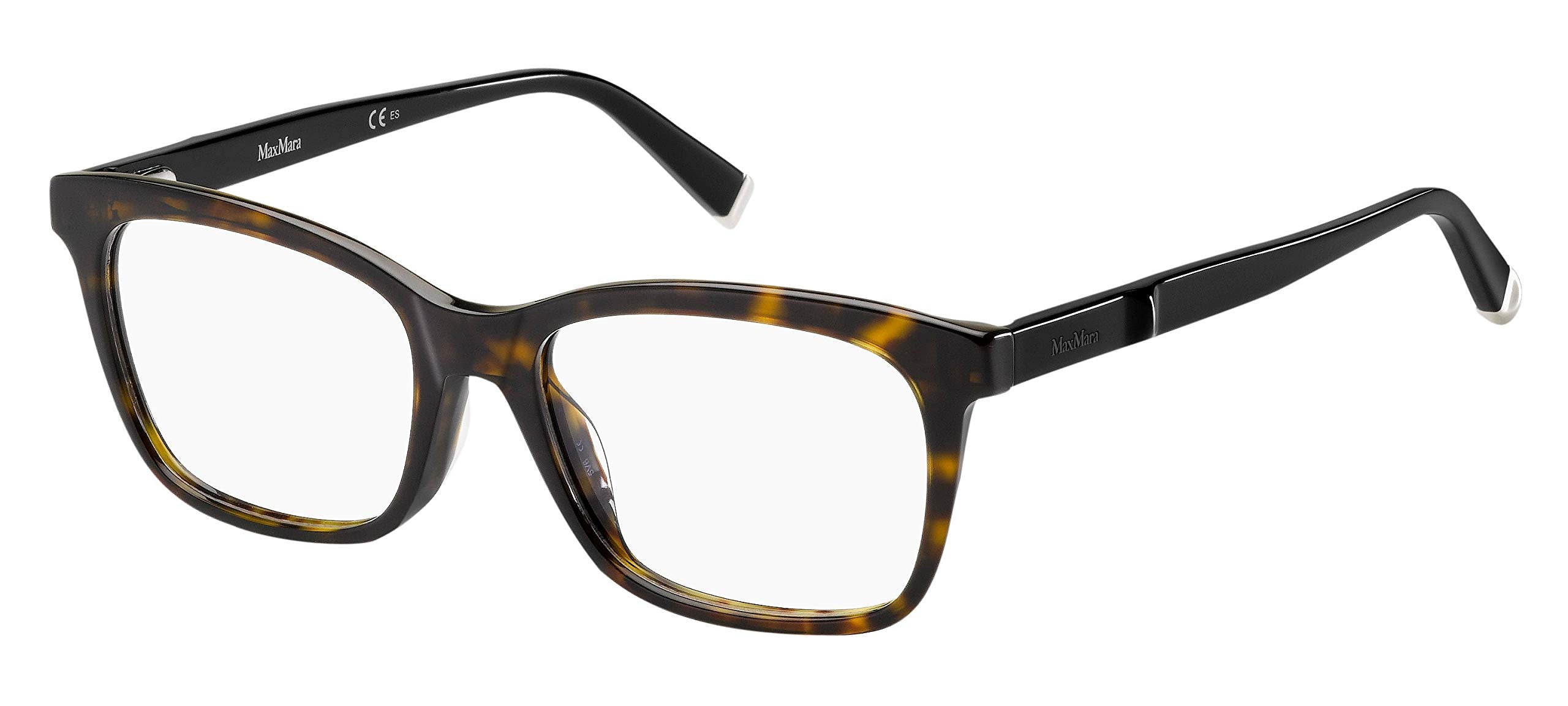 Max Mara Max Mara 1274 0KVX Dark Havana Black Eyeglasses