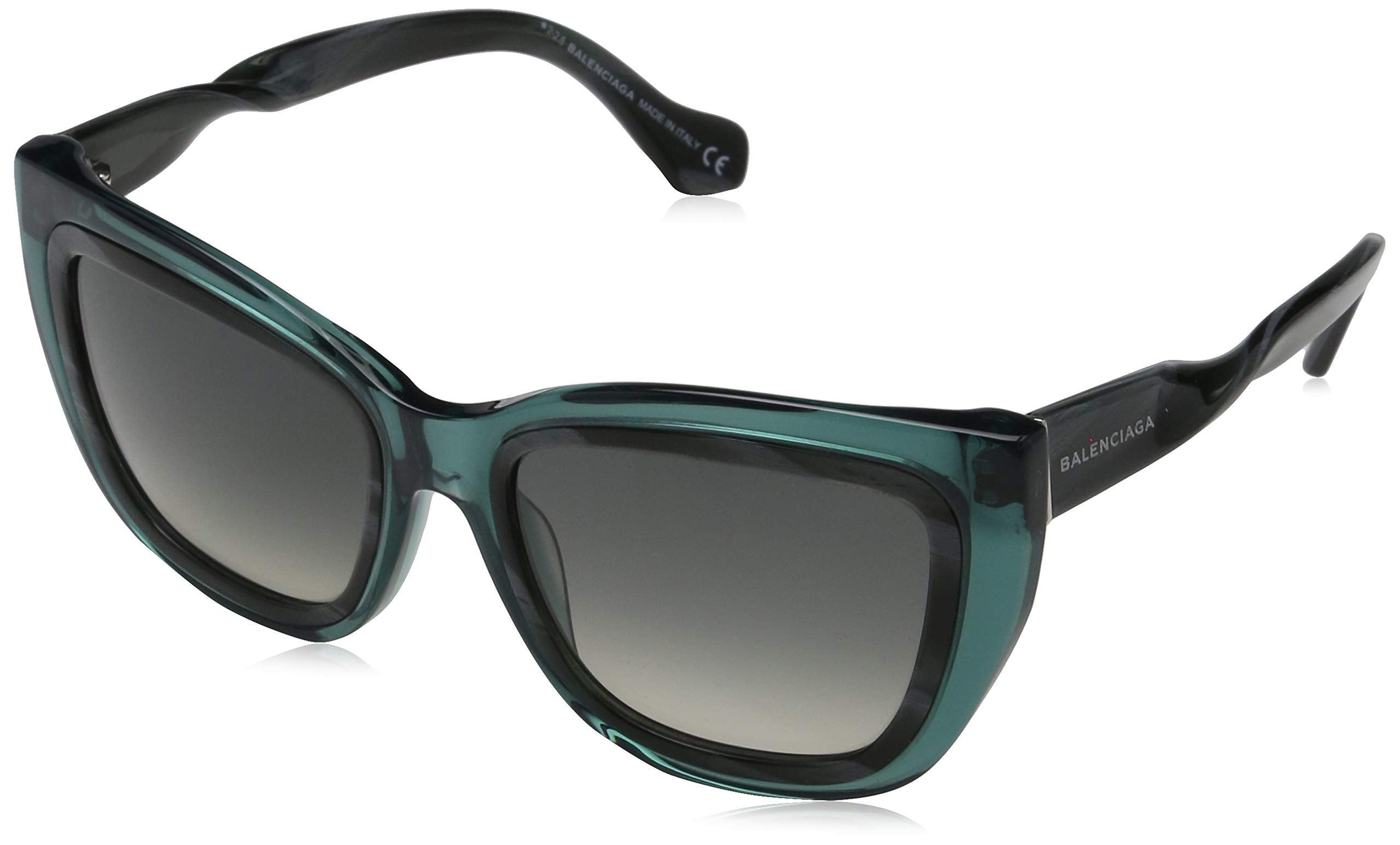 Sunglasses Balenciaga BA 27 BA0027 89B turquoise/other / gradient smoke