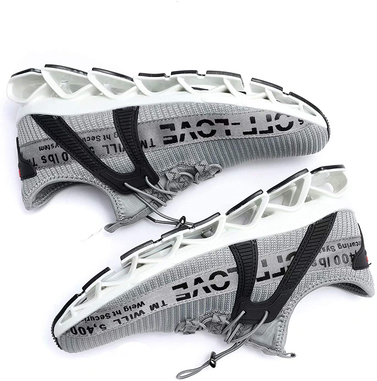 Pozvnn Mens Blade Sneakers Athletic Running Shoes Non Slip Walking Fashion Tennis Shoes