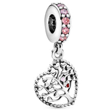 
                        
                          Load image into Gallery viewer, Pandora Jewelry Tree of Love Cubic Zirconia Charm in Sterling Silver - JOY2ESpree
                        
                      