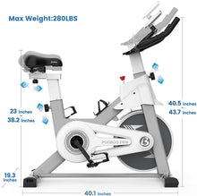 
                        
                          Cargar imagen en el visor de la galería, pooboo Indoor Cycling Bike with Magnetic Resistance Exercise Bikes Stationary - JOY2ESpree
                        
                      