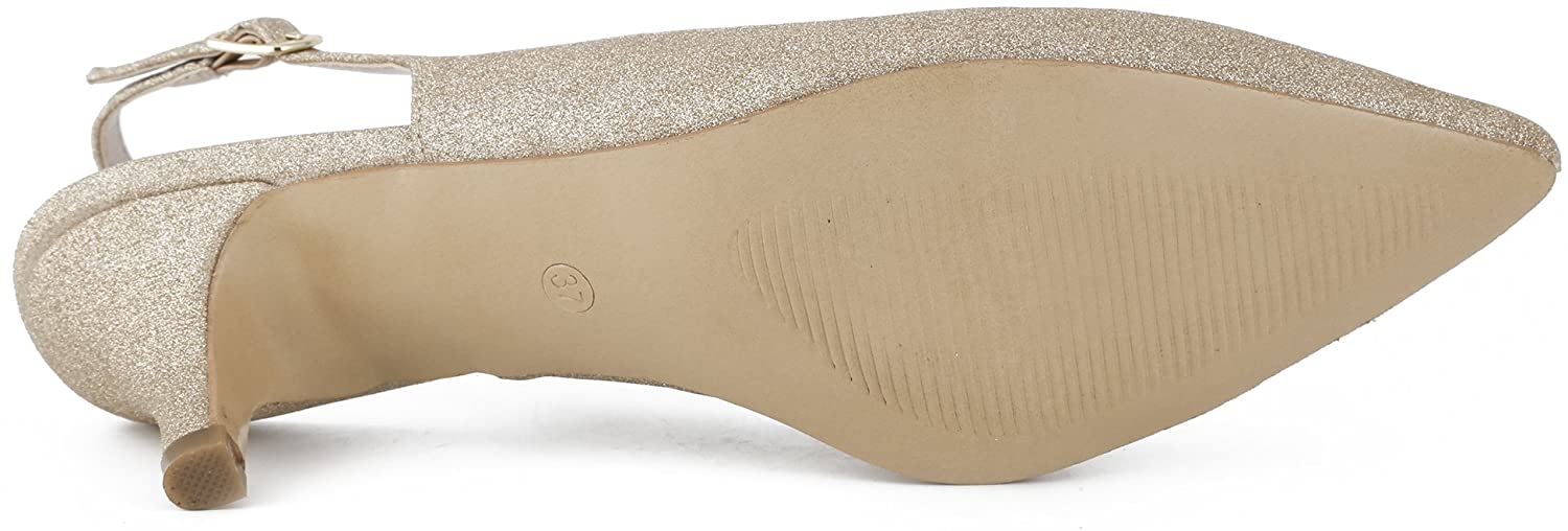Greatonu Womens Slingback Dress Pump