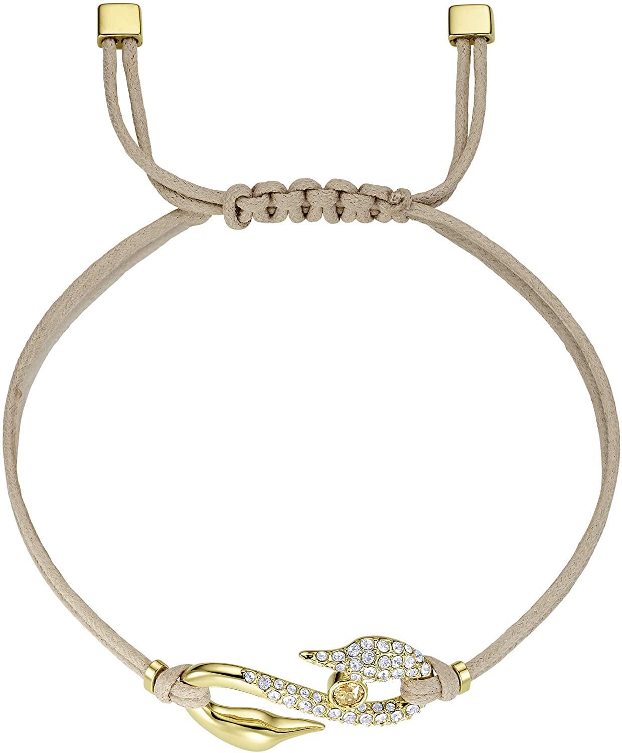 SWAROVSKI Women's Power Collection S Hook Swan Cord Band Crystal Bracelet Collection - JOY2ESpree