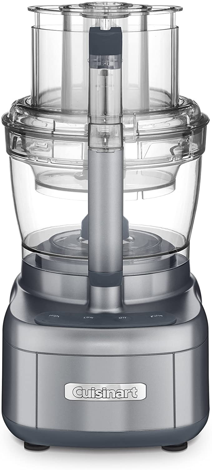 Cuisinart FP-13DSV Elemental 13 Cup Food Processor and Dicing Kit, Silver (Renewed) (Renewed) - JOY2ESpree