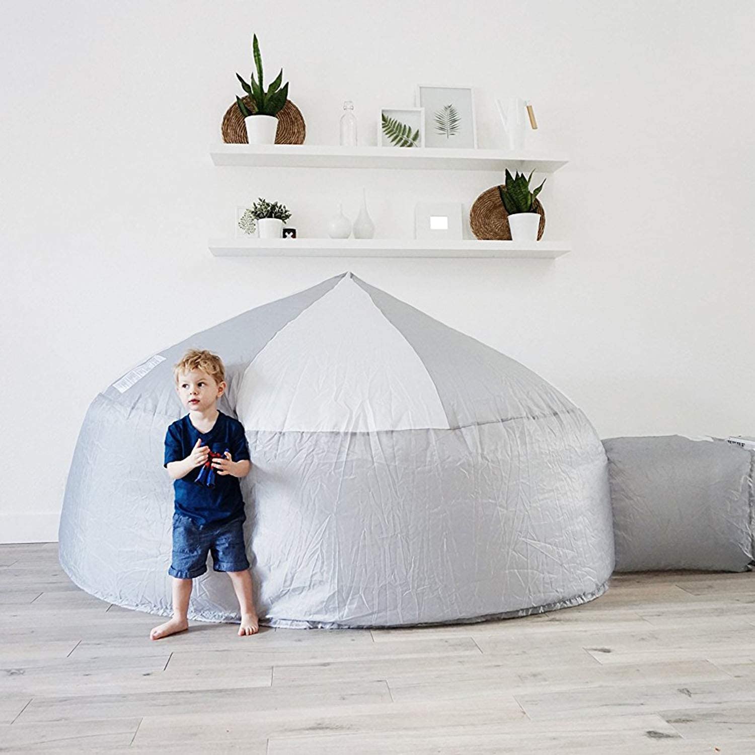 The Original AirFort Build A Fort in 30 Seconds, Inflatable Fort for Kids (Ocean Camo)