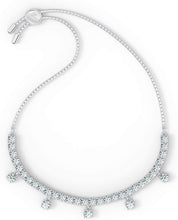 
                        
                          Load image into Gallery viewer, SWAROVSKI Women's Subtle Bracelet Jewelry Collection, Rhodium Finish, Clear Crystals - JOY2ESpree
                        
                      