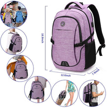 
                        
                          將圖片載入圖庫檢視器 SHRRADOO Durable Anti Theft Laptop Backpack Travel Backpacks Bookbag
                        
                      
