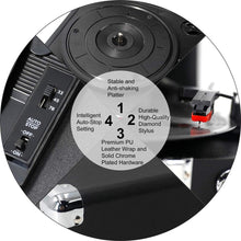 
                        
                          Muat gambar ke penampil Galeri, Retro Record Player for 33/45/78 RPM Vinyl Records,Bluetooth Belt-Drive Turntable - JOY2ESpree
                        
                      