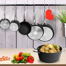 
                        
                          画像をギャラリービューアに読み込む, cooper pan Hard Anodized Nonstick Induction Cookware Set,13-Piece Aluminum Pots and Pans Set with Lids, Dishwasher Safe Oven Safe, Black - JOY2ESpree
                        
                      