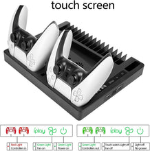 
                        
                          Load image into Gallery viewer, PS5 Stand Cooling Fan Station for Playstation 5/PS5 Digital Edition - JOY2ESpree
                        
                      