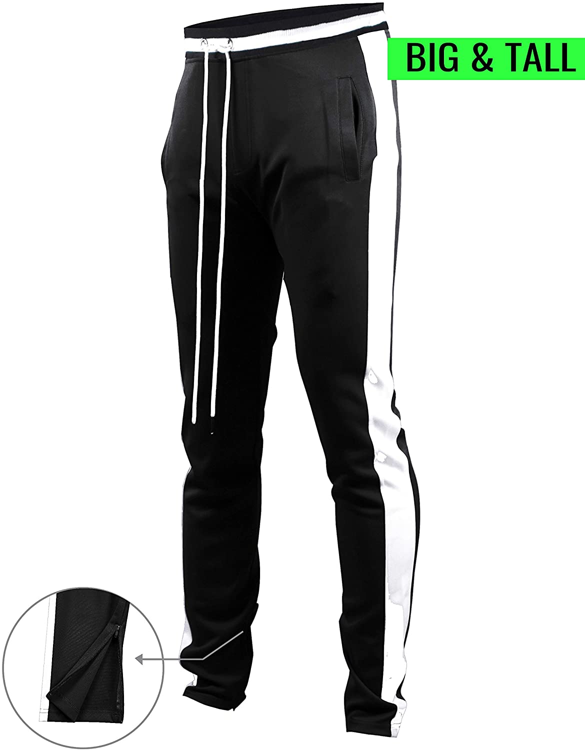 Screenshotbrand Mens Hip Hop Premium Slim Fit Track Pants