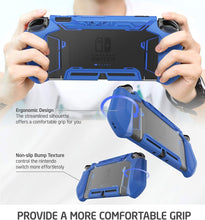 
                        
                          將圖片載入圖庫檢視器 Mumba Dockable Case Compatible for Nintendo Switch, [Blade Series] TPU Grip Protective Cover Case with Ergonomic Design and Comfort Grip (Clear) - JOY2ESpree
                        
                      