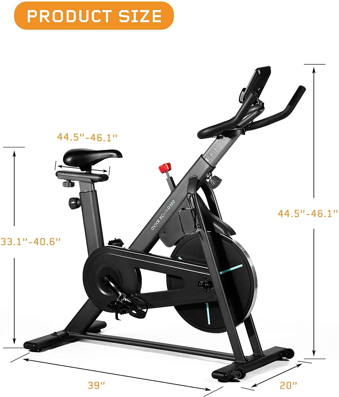 OVICX Indoor Cycling Bike Stationary Bike with Magnetic Resistance Indoor Cycling Bike Exercise Bikes - JOY2ESpree