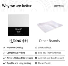 
                        
                          Muat gambar ke penampil Galeri, Hudson Hi-Fi Vinyl Record Outer Sleeves Covers - Premium Clear Vinyl Record Sleeve 100-Pack - JOY2ESpree
                        
                      