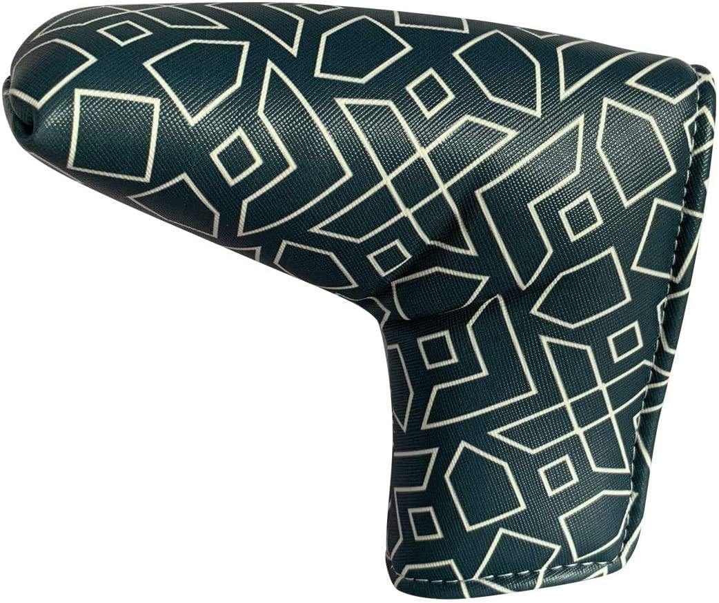 Yopral Golf Blade Putter Cover Green Headcover for Golf Clubs - JOY2ESpree