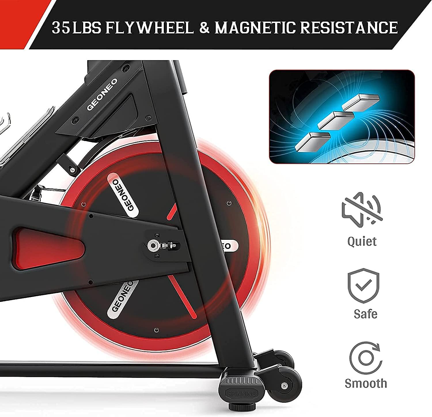 LABODI Exercise Bike, Stationary Indoor Cycling Bike, Cycle Bike for Home Cardio Gym - JOY2ESpree