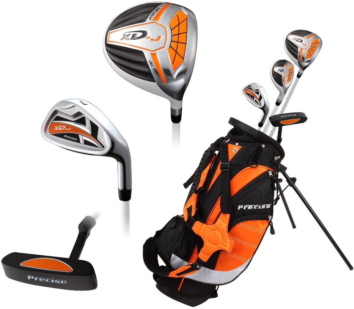 Precise XD-J Junior Complete Golf Club Set for Children Kids - 3 Age Groups Boys & Girls - Right Hand & Left Hand! - JOY2ESpree