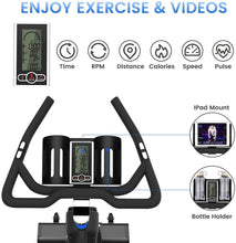 
                        
                          將圖片載入圖庫檢視器 pooboo Exercise Bike Belt Driven Indoor Cycling Bike Commercial Standard Stationary Bike with 44lbs Flywheel for Professional Cardio Workout - JOY2ESpree
                        
                      