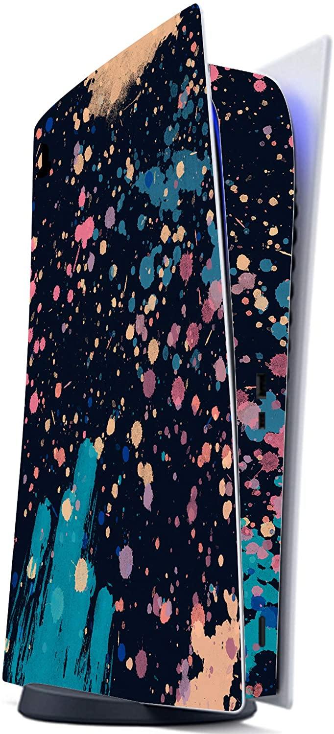 PlayVital Blue Nebula Full Set Skin Decal for PS5 Console Digital Edition - JOY2ESpree