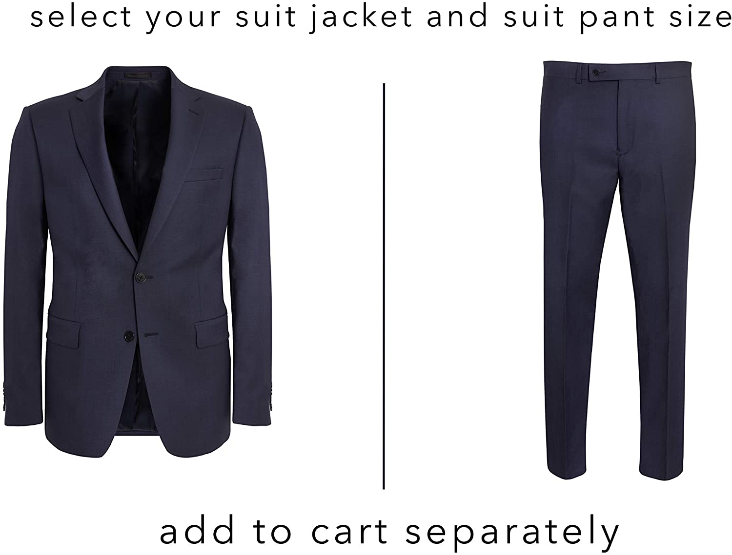 Calvin Klein Men's Slim Fit Suit Separates