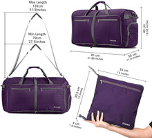 
                        
                          画像をギャラリービューアに読み込む, Gonex 150L Travel Duffel Bag Foldable Extra Large Duffle Bag XL Heavy Duty for Men Women for Luggage Shopping Gray
                        
                      
