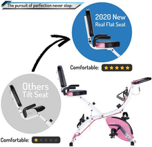 
                        
                          Cargar imagen en el visor de la galería, PLENY 3-in-1 Total Body Workout Exercise Bike w/Backlit Screen, High Backrest, Adjustable Resistance Bands for Arm &amp; Leg, and 300 lbs Weight Support - JOY2ESpree
                        
                      