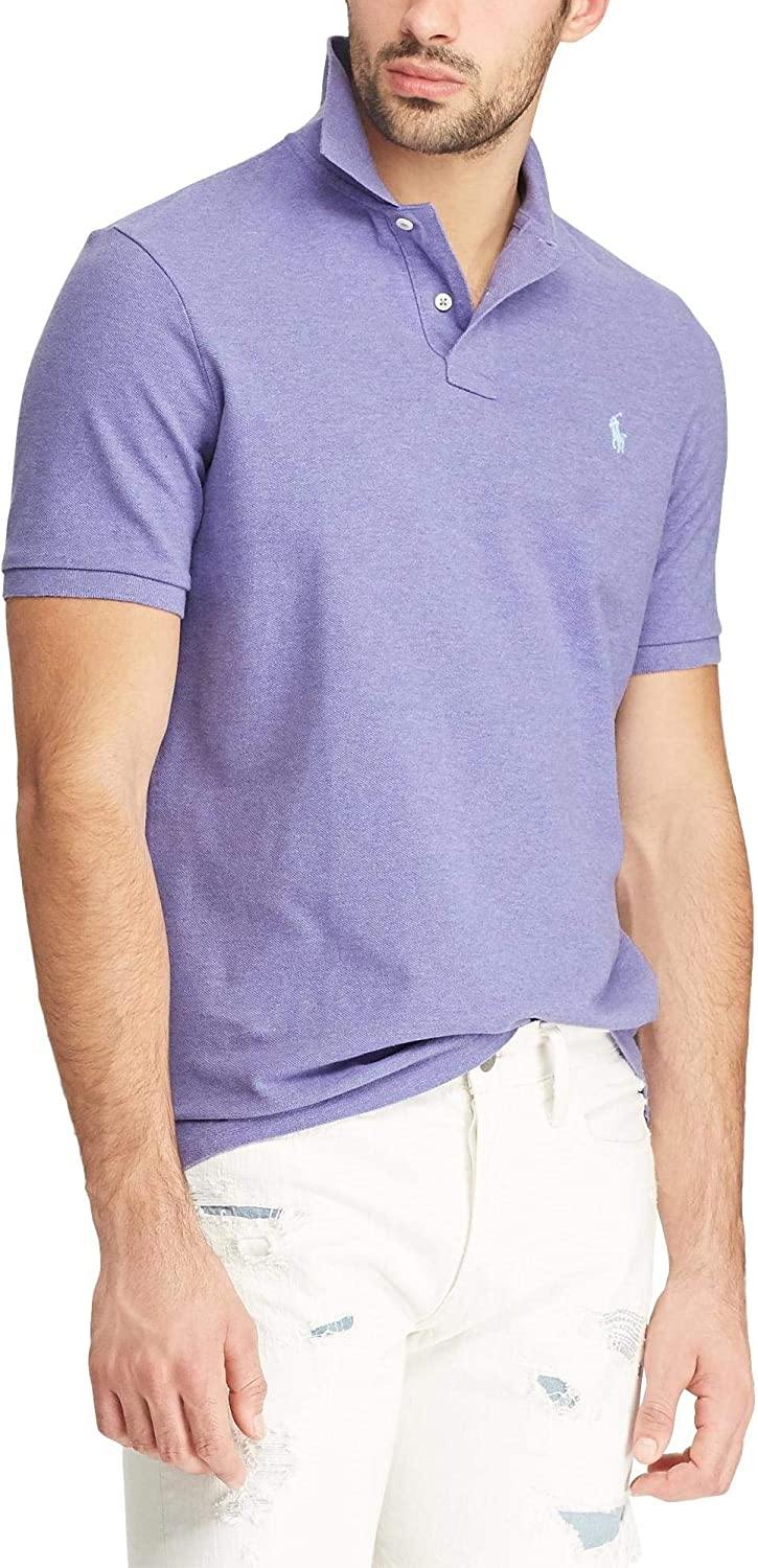 Polo RL Men's Custom Slim Fit Mesh Pony Shirt