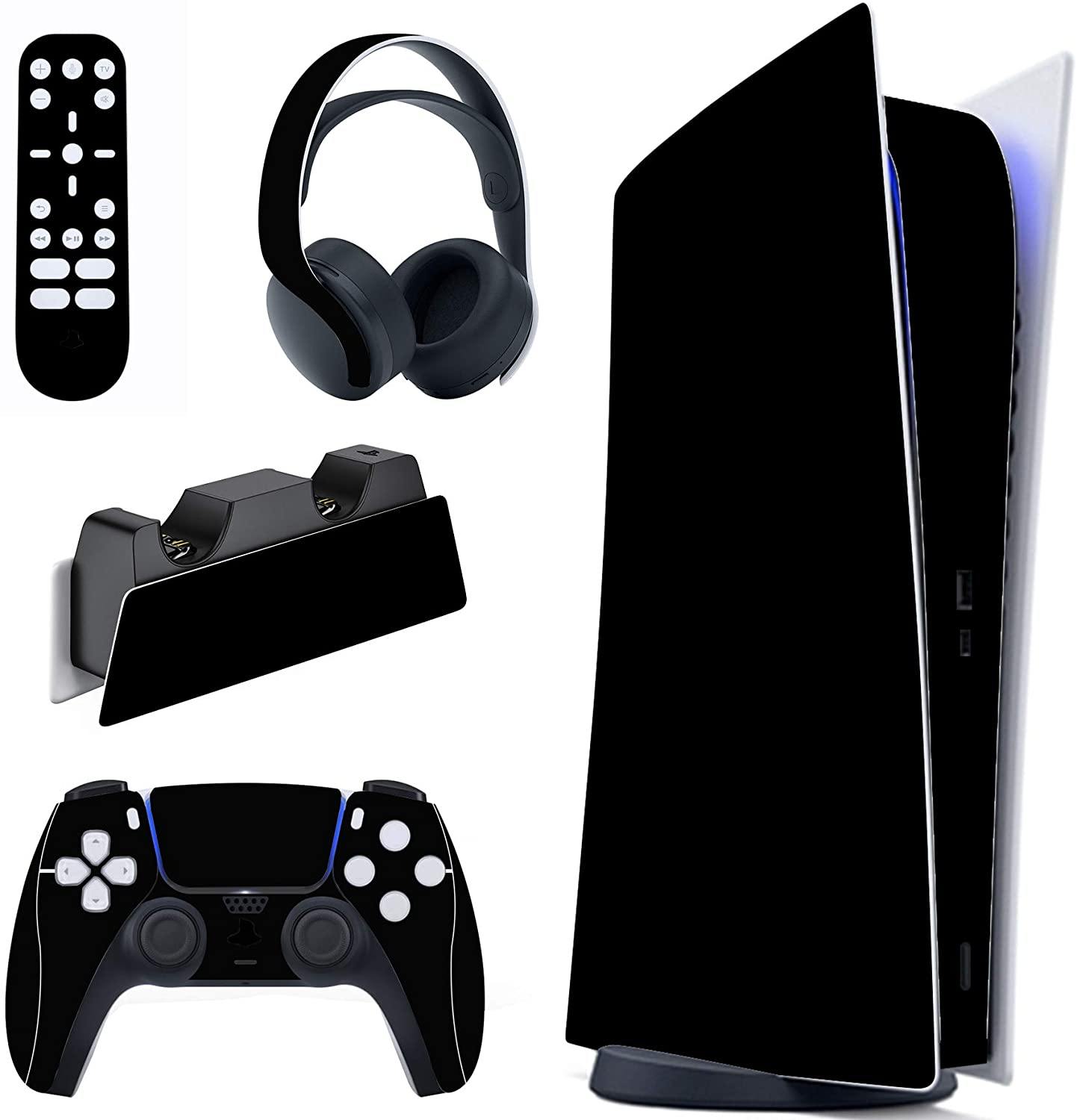 PlayVital Blue Nebula Full Set Skin Decal for PS5 Console Digital Edition - JOY2ESpree