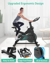 
                        
                          將圖片載入圖庫檢視器 Indoor Cycling Bike Stationary - Exercise Bike for Home Cardio Workout with Comfortable Seat Cushion &amp; Silent Belt Drive &amp; Pad Holder - JOY2ESpree
                        
                      