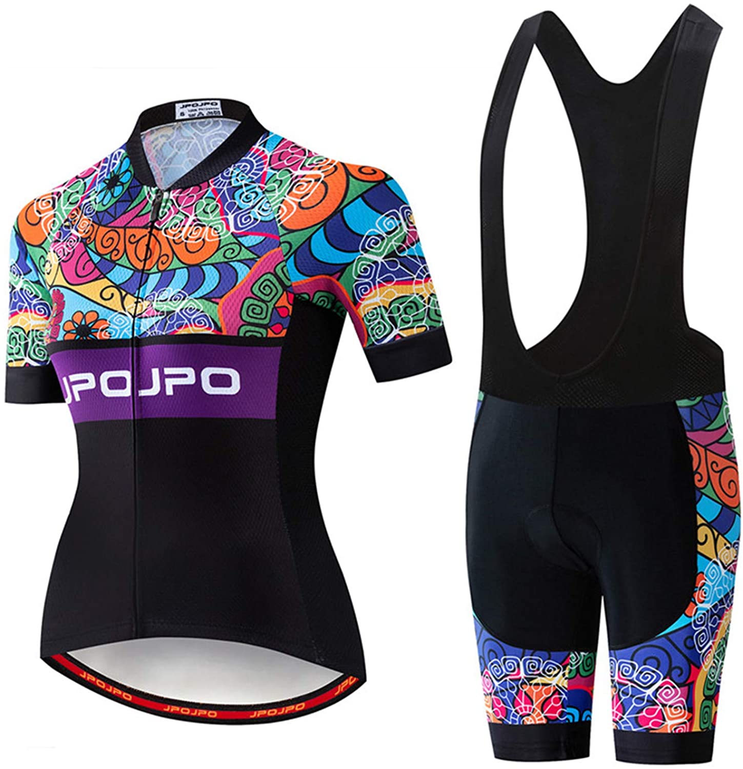 Women's Cycling Clothing Short Sleeve Bike Jersey Sets Bib Shorts Summer Cycling Sets Reflective