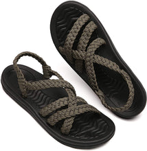 
                        
                          Muat gambar ke penampil Galeri, MEGNYA Women's Comfortable Walking Sandals with Arch Support Waterproof for Walking/Hiking/Travel/Wedding/Water Spot/Beach
                        
                      