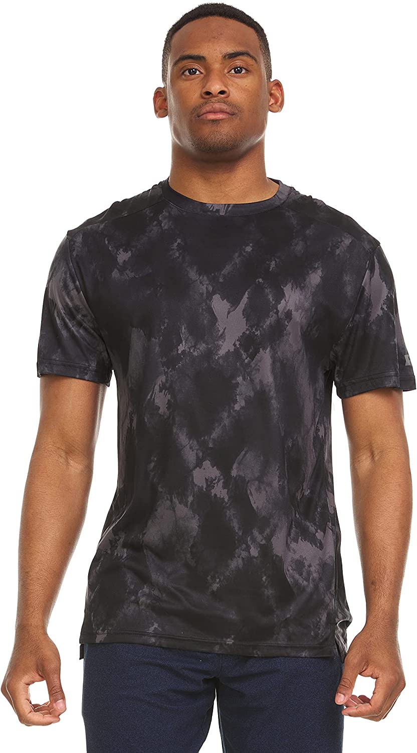 Russell Athletic Mens Dri-Power Victory Tie-dye Short Sleeve Crew