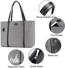 
                        
                          Load image into Gallery viewer, Laptop Tote Purse Large, Business Women Work Bag Teacher Tote Bag Many Pockets
                        
                      
