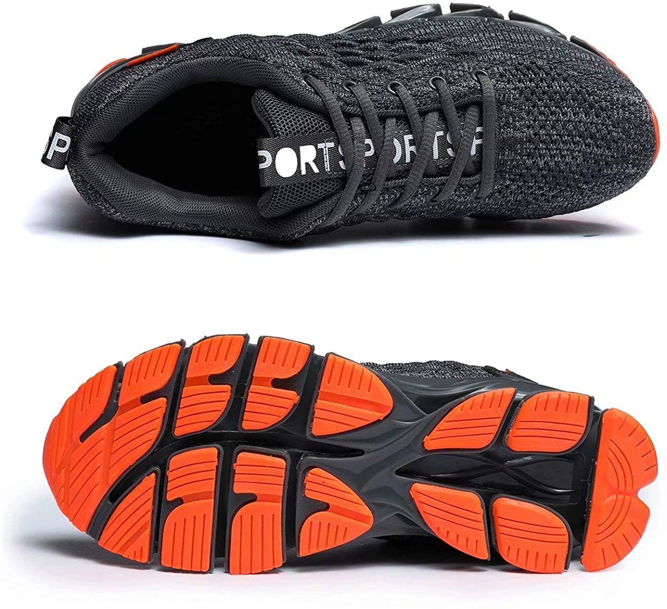 Pozvnn Mens Blade Sneakers Athletic Running Shoes Non Slip Walking Fashion Tennis Shoes