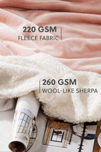 
                        
                          Load image into Gallery viewer, Bedsure Sherpa Fleece Blanket Throw Size Navy Lightweight Super Soft Cozy Luxury Bed Blanket Microfiber
                        
                      