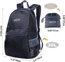 
                        
                          Load image into Gallery viewer, G4Free Ultra Lightweight Packable Backpack Travel Hiking Daypack Handy Foldable Water Resistant Camping Outdoor Backpack
                        
                      