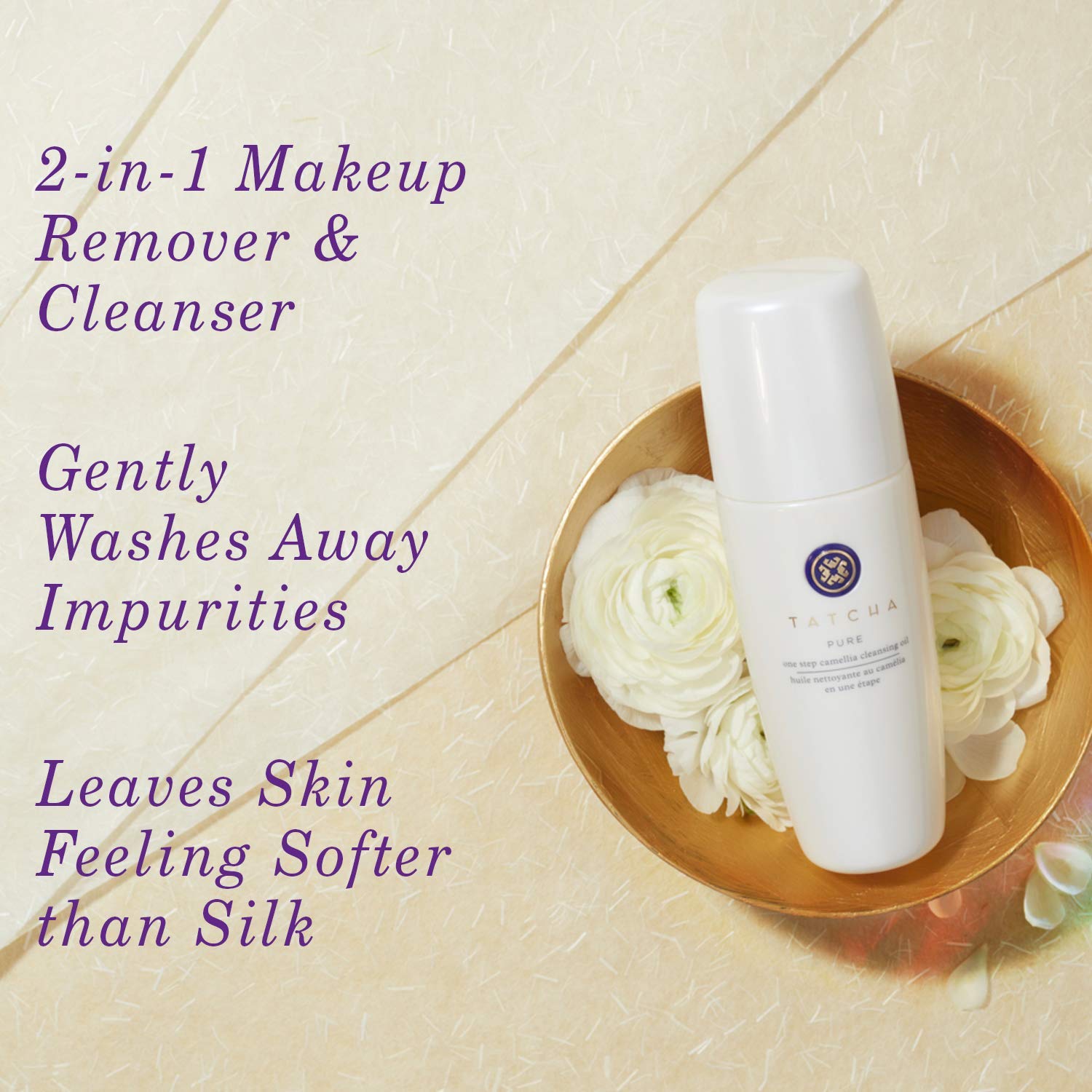 Tatcha The Starter Ritual Set - Balancing for Normal to Oily Skin: Includes Pure One Step Camellia Cleansing Oil, Rice Polish