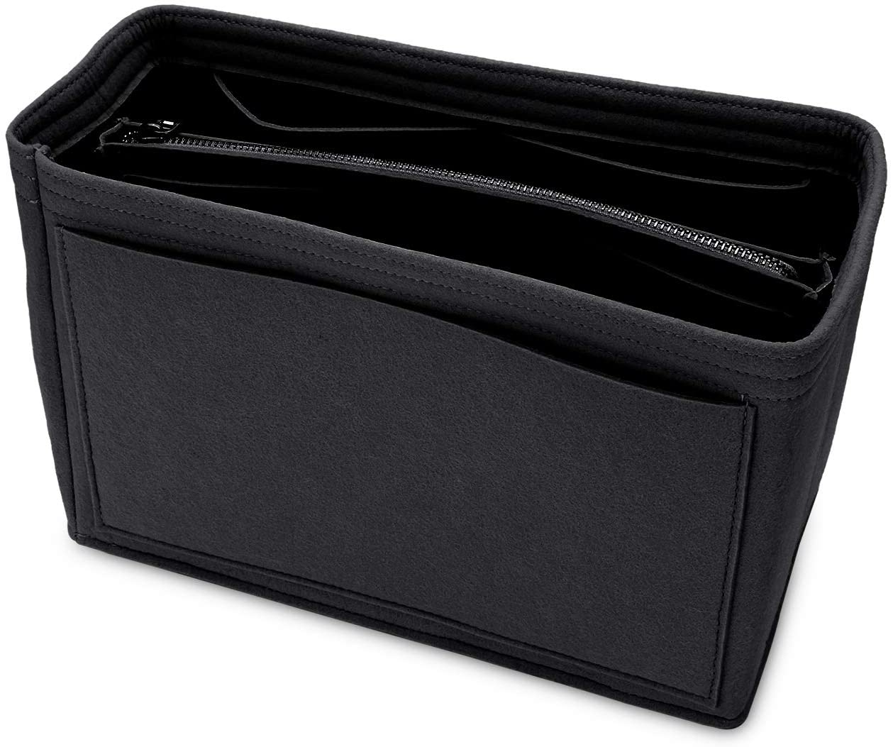 MA STRAP Purse Organizer with Detachable Zipper Pouch Multipurpose Felt Insert Bag Fit Speedy Neverfull Longchamp Tote