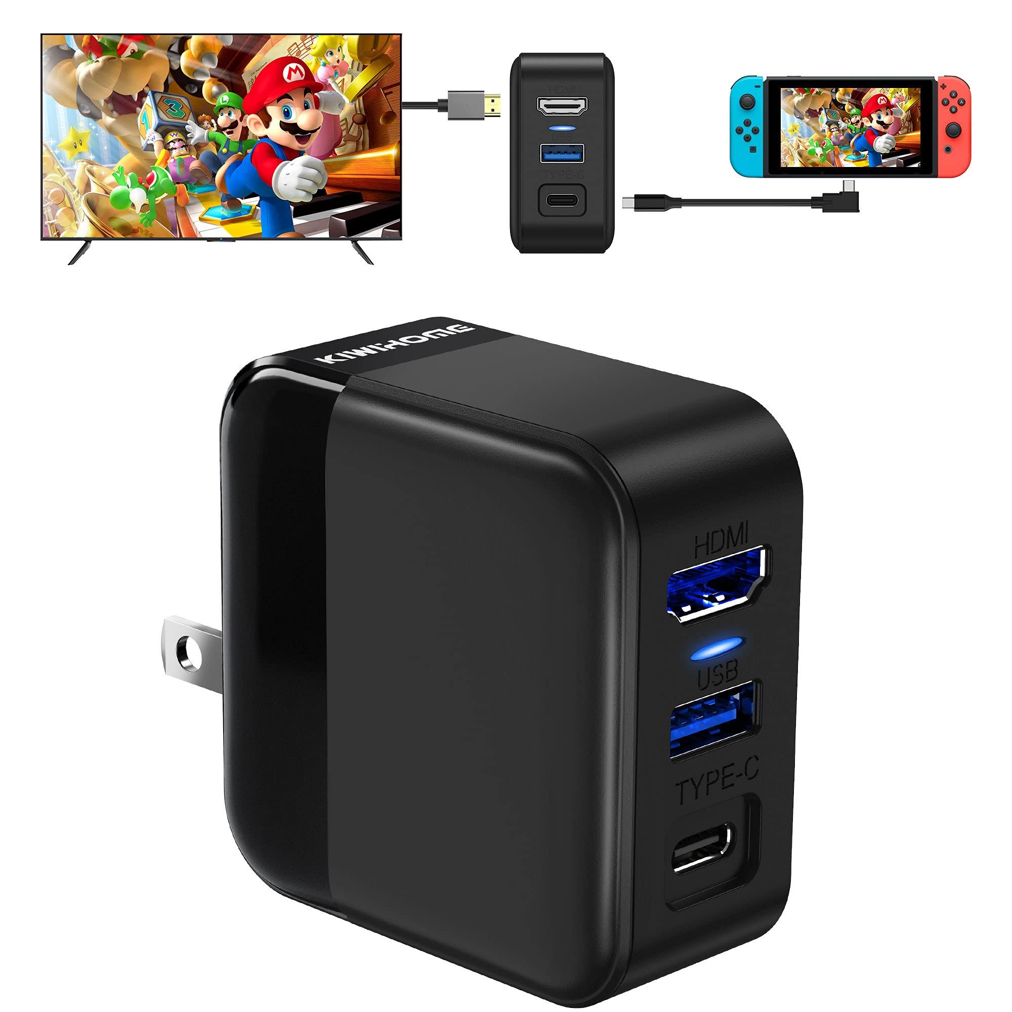 KIWIHOME 39W Switch Dock Charger Adapter, HDMI AC Adapter Charger for Switch - JOY2ESpree